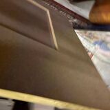 Vintage art deco cut glass bistro venetian mirror