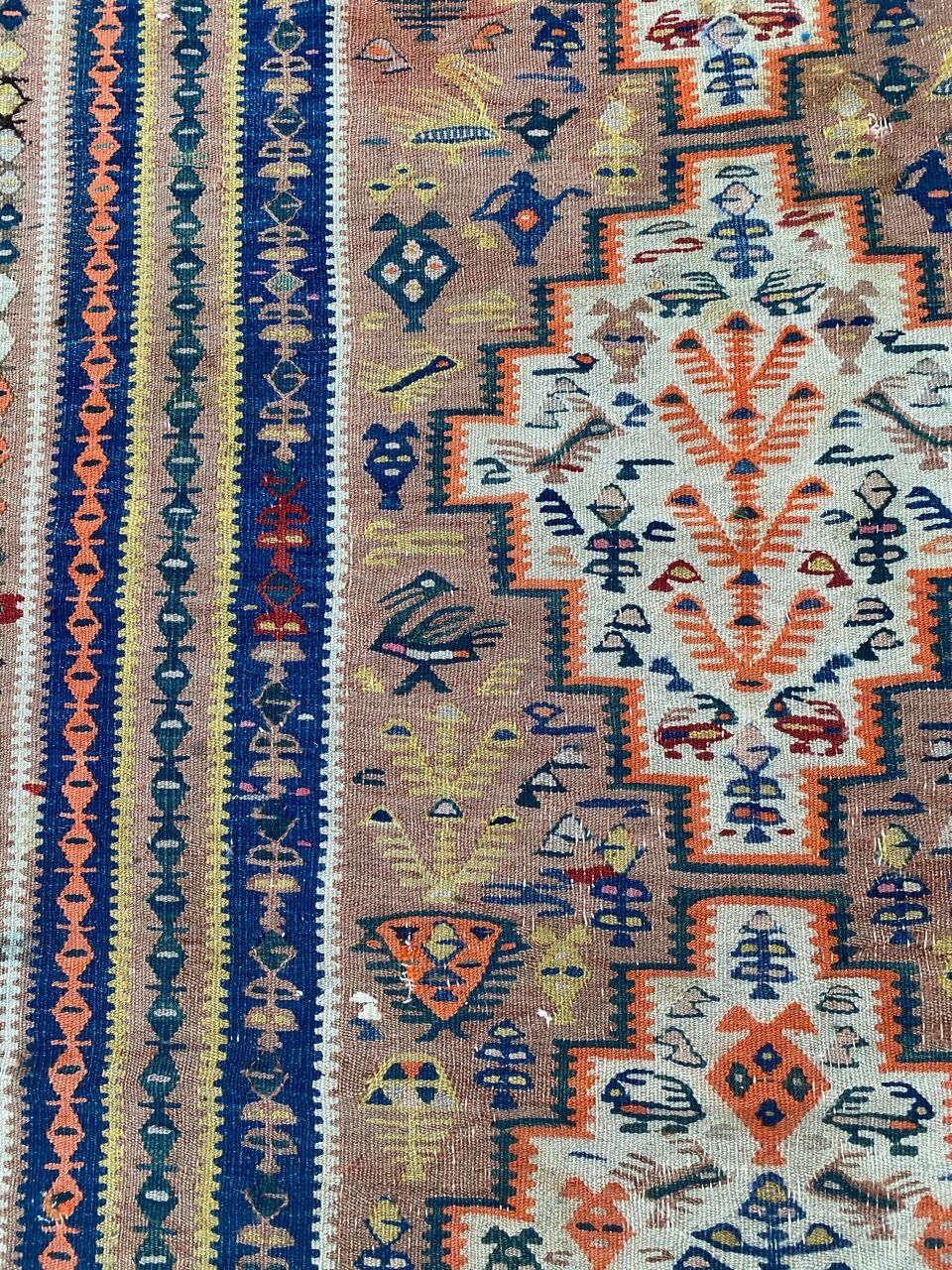 Persian Kilim Senneh corridor 119x502 cm