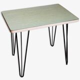 Hairpin leg side table