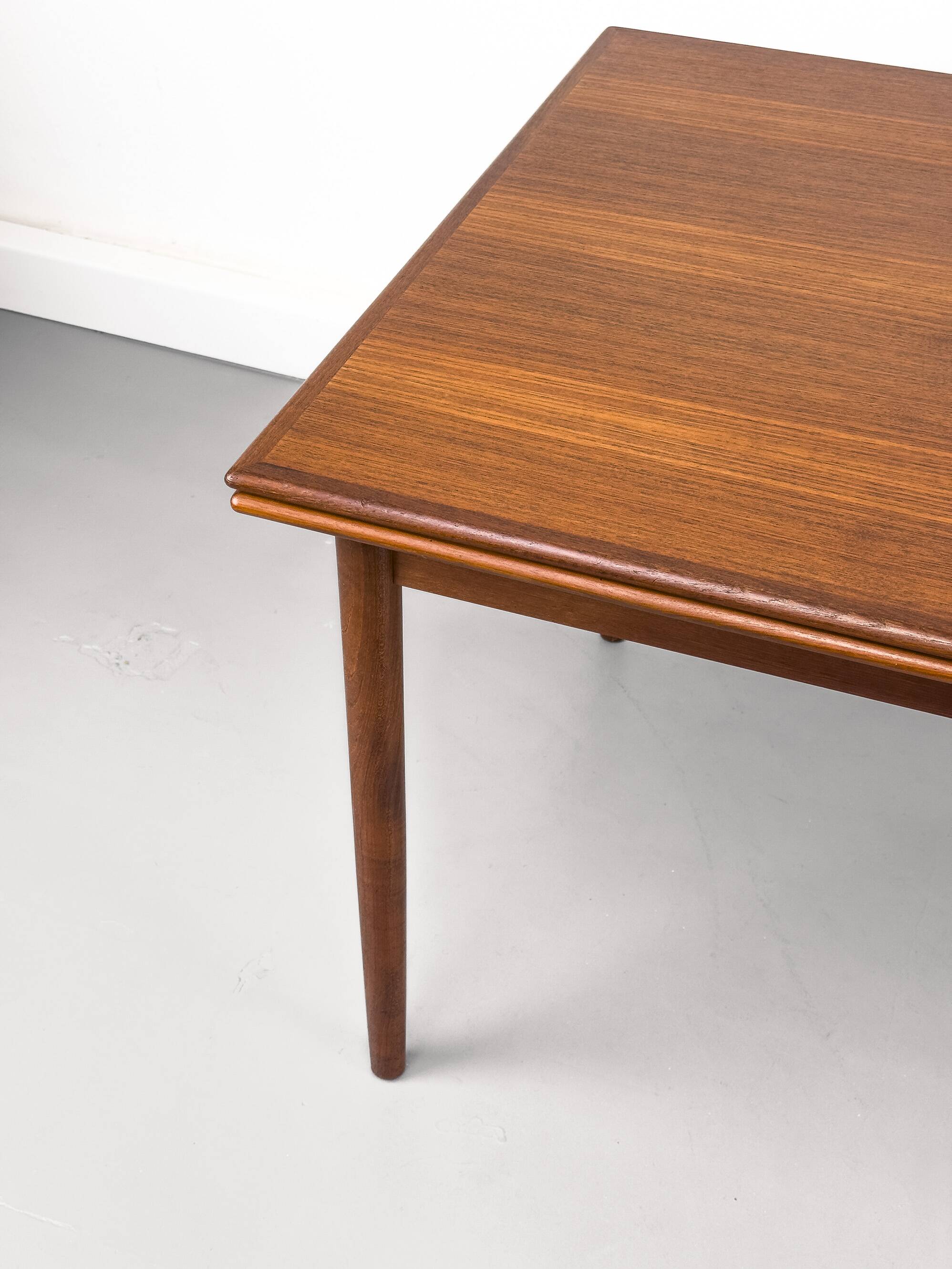 Danish Extendable Teak Dining Table by Ansager Møbler, 1960s