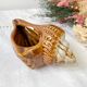 Vintage 50s shell ceramic ashtray