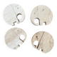 Set of 4 travertine elephants, Fratelli Mannelli, Italy, 1970s