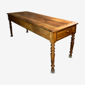 Cherry farm table late nineteenth century