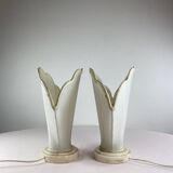 Pair of shell lamps 1970