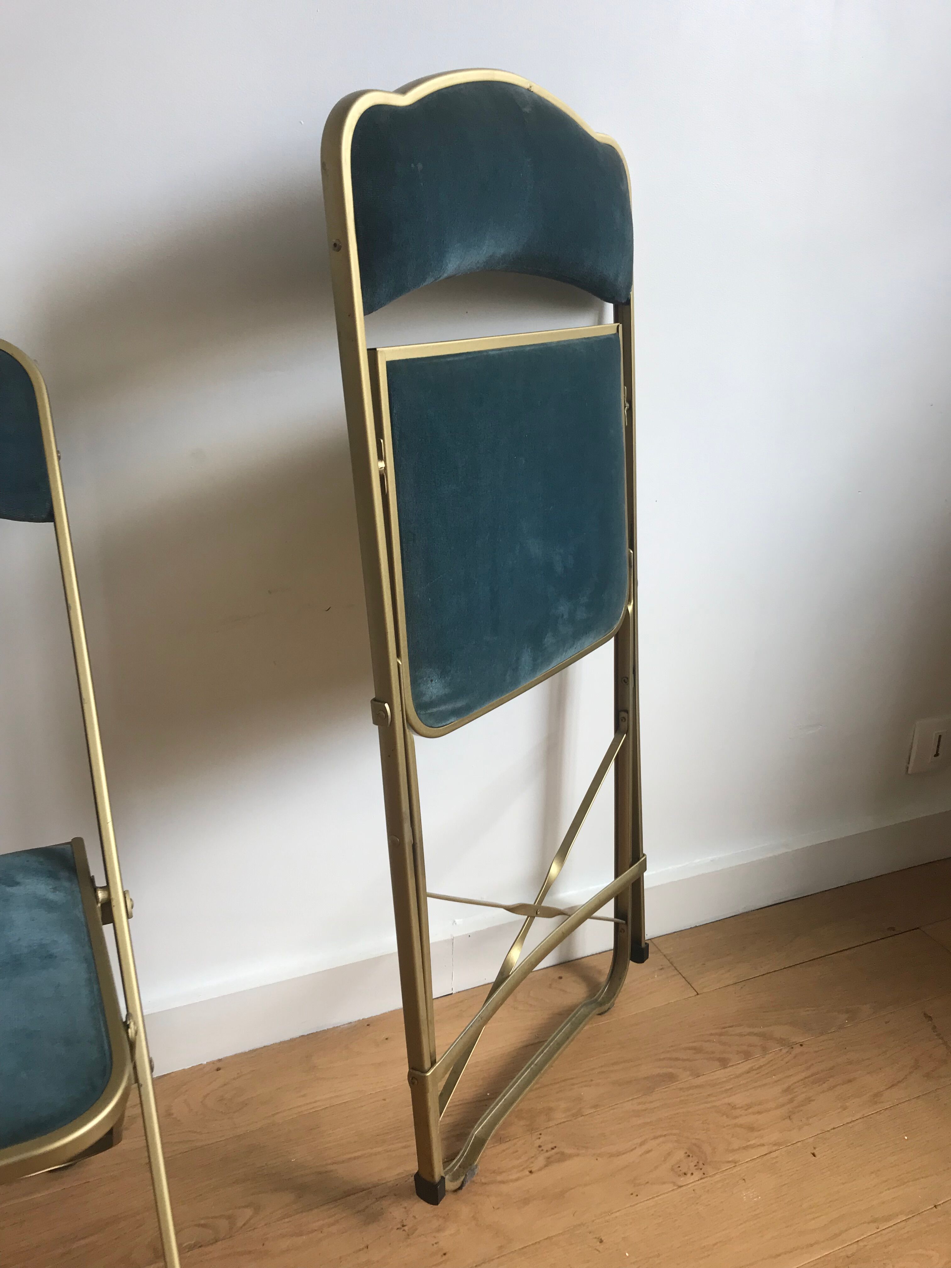 Pair of folding chairs