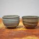 Glazed ceramic bowl X 2, pottery, decorative bowl, appetizer bowl