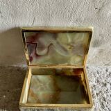 Ashtray, onyx box from the 1960s, vintage Italy.