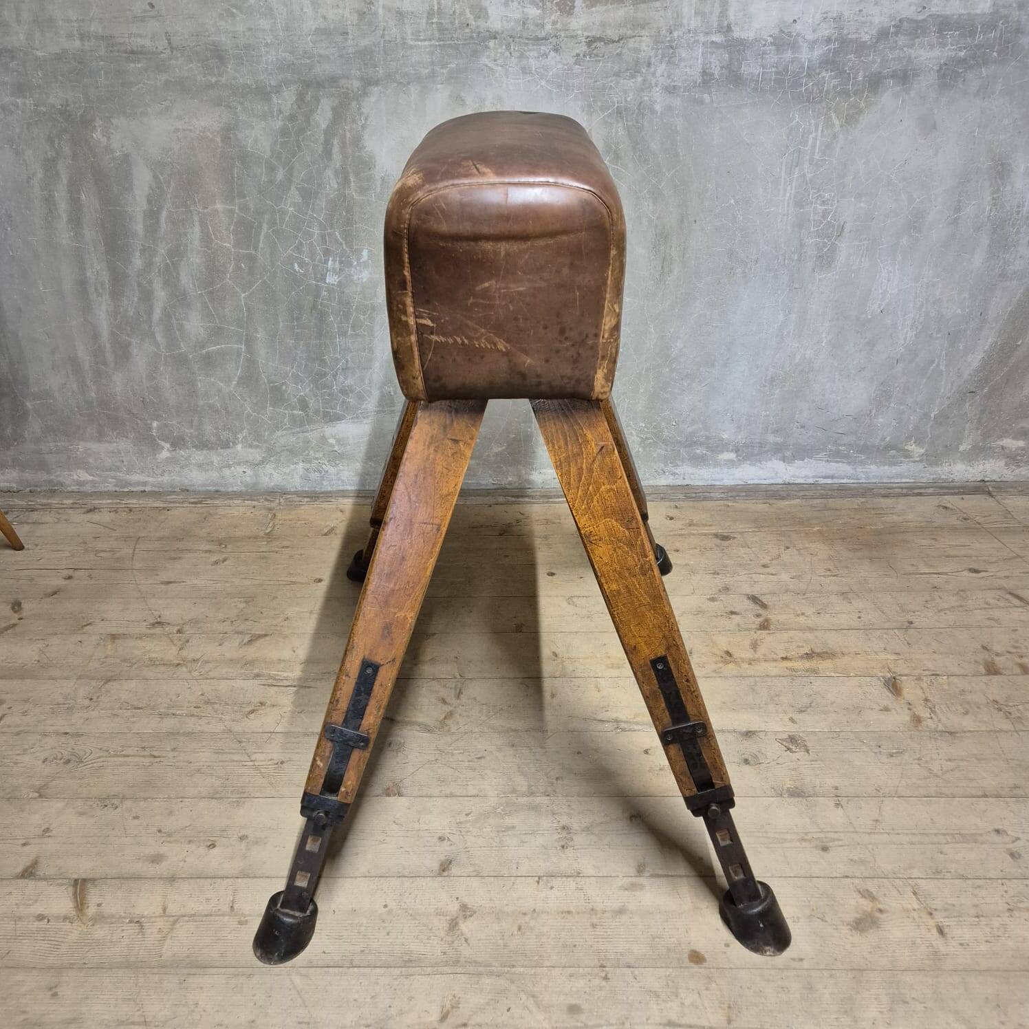 Vintage Gymnastics Vaulting Horse, Czechoslovakia, 1960s