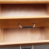 Asymmetrical wardrobe light oak 1950