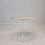 Oval Marble Side Table by Eero Saarinen for Knoll