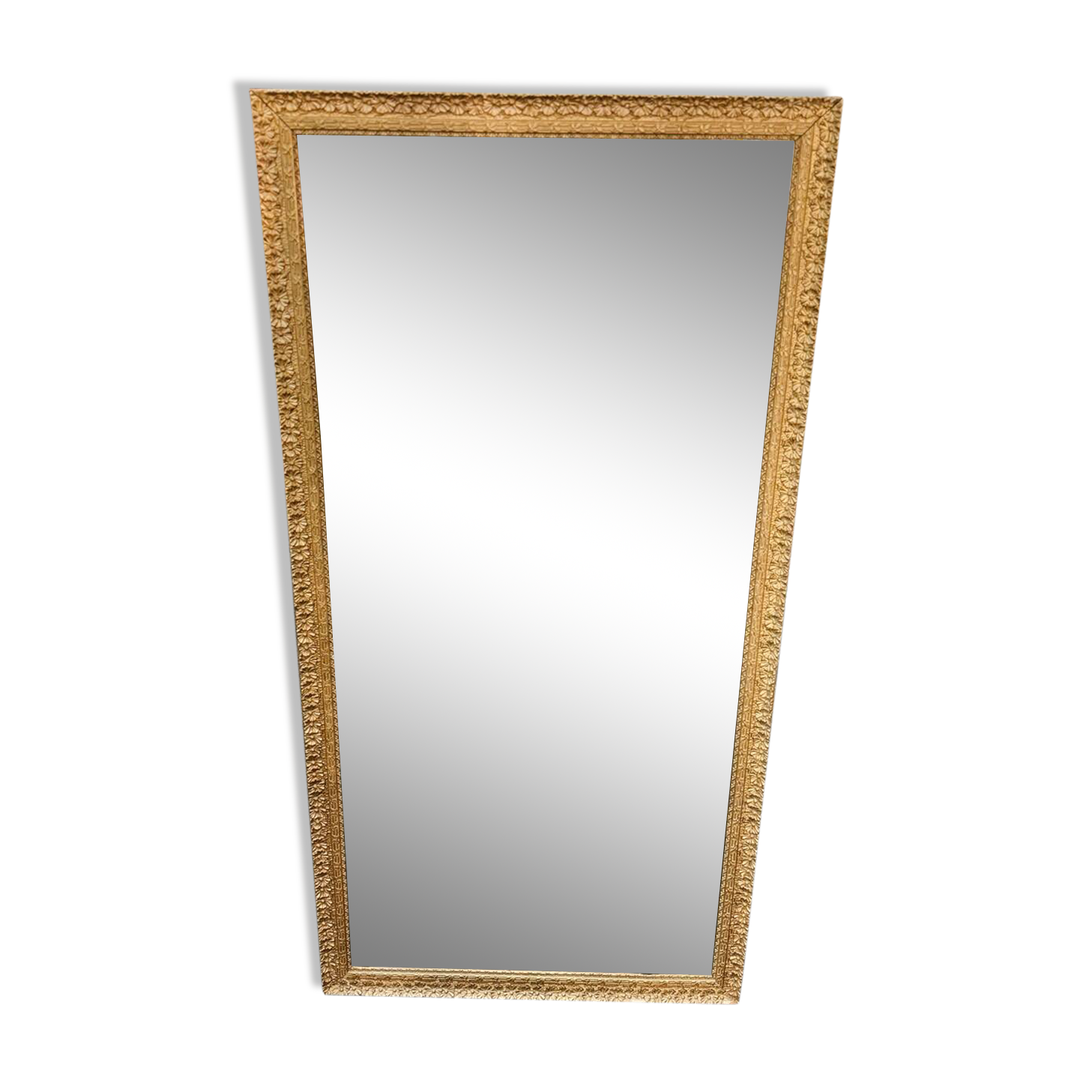 Gold beveled mirror