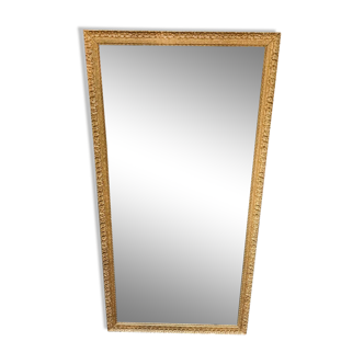 Gold beveled mirror