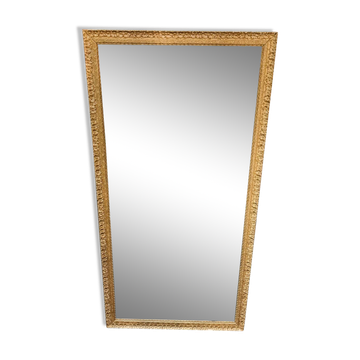 Gold beveled mirror