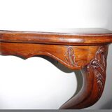 Small entrance console in solid oak.