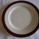 Digoin sarreguemines opaque porcelain dinner plates, pasteur pattern