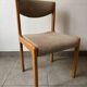 Set of 4 Scandinavian Baumann chairs in solid elm – 1970s