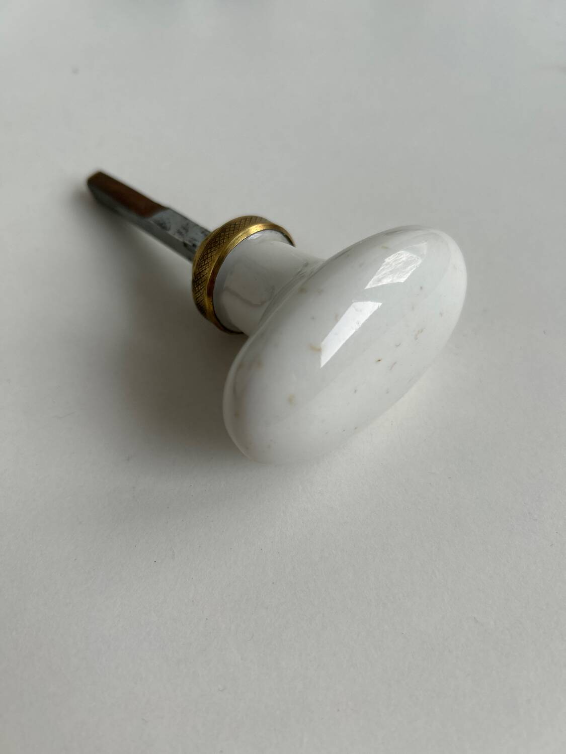 Old porcelain handle