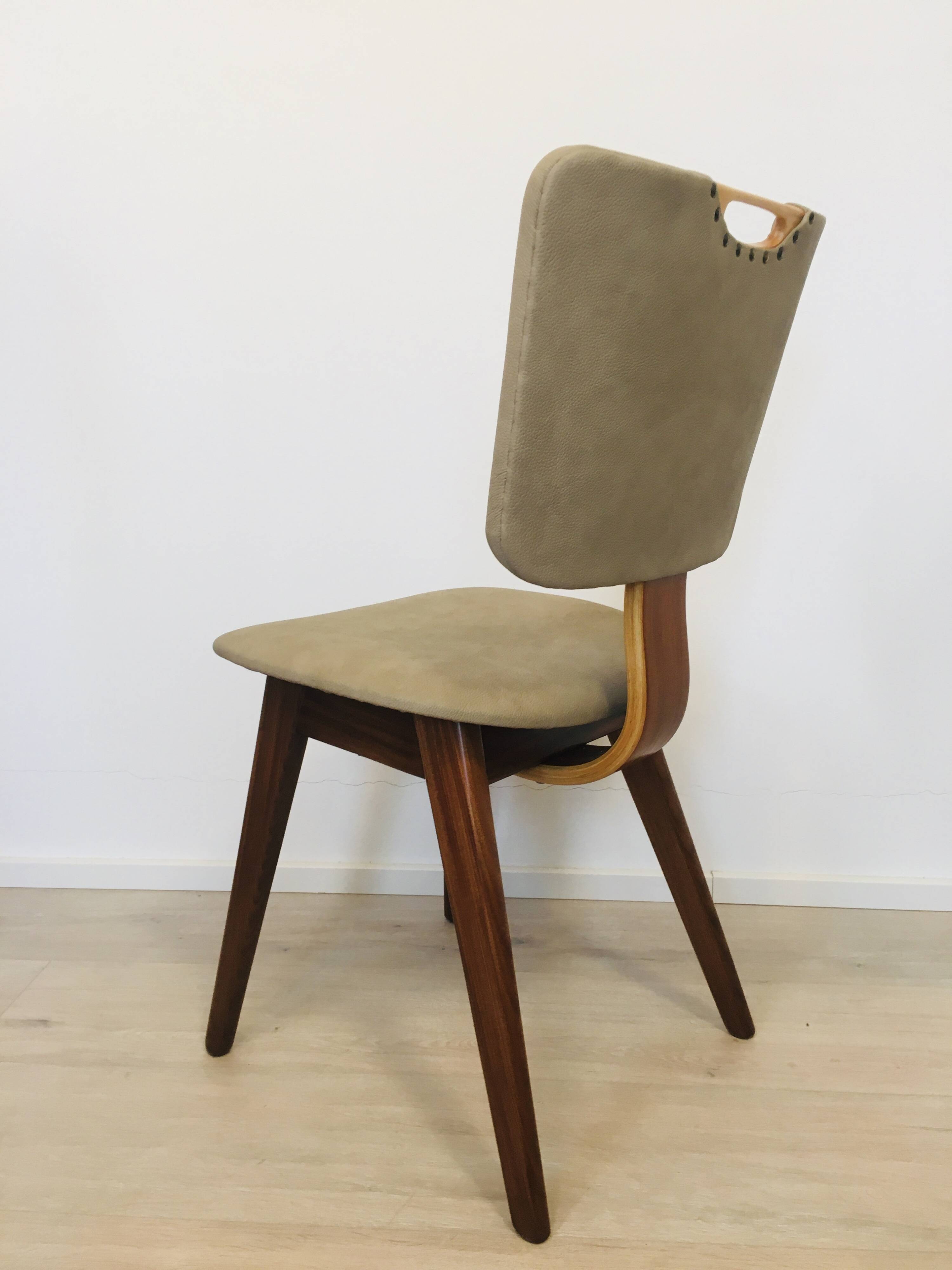 Vintage Teak Dining Chair, Netherlands 1970s