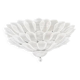 Huge Contemporary Imperial Sanded “Petals” Murano Glass Flush Mount by Simo
