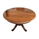Solid walnut dining table