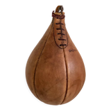 Antique boxing speed pear in leather