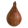 Antique boxing speed pear in leather