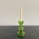 Coloured glass candlestick 60s / 70s