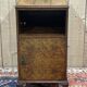1930s English Burl Walnut Bedside Table