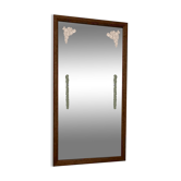 Miroir ancien gravé
