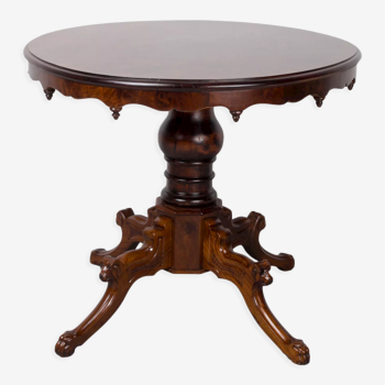 Table ovale Biedermeier, Allemagne, 19ème siècle