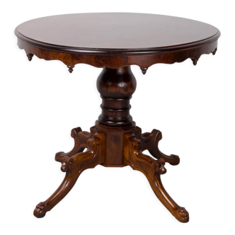 Biedermeier oval table, germany, 19th century