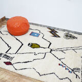 Handmade moroccan berber carpet 271 x 154 cm