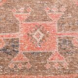 3X12 Turkish Vintage Red Brown Classic Runner Rug, 91x362Cm