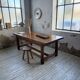 Rustic farmhouse table, solid oak, 2m