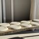 Lunéville table service Art Workshop 8 plates and 2 serving dishes