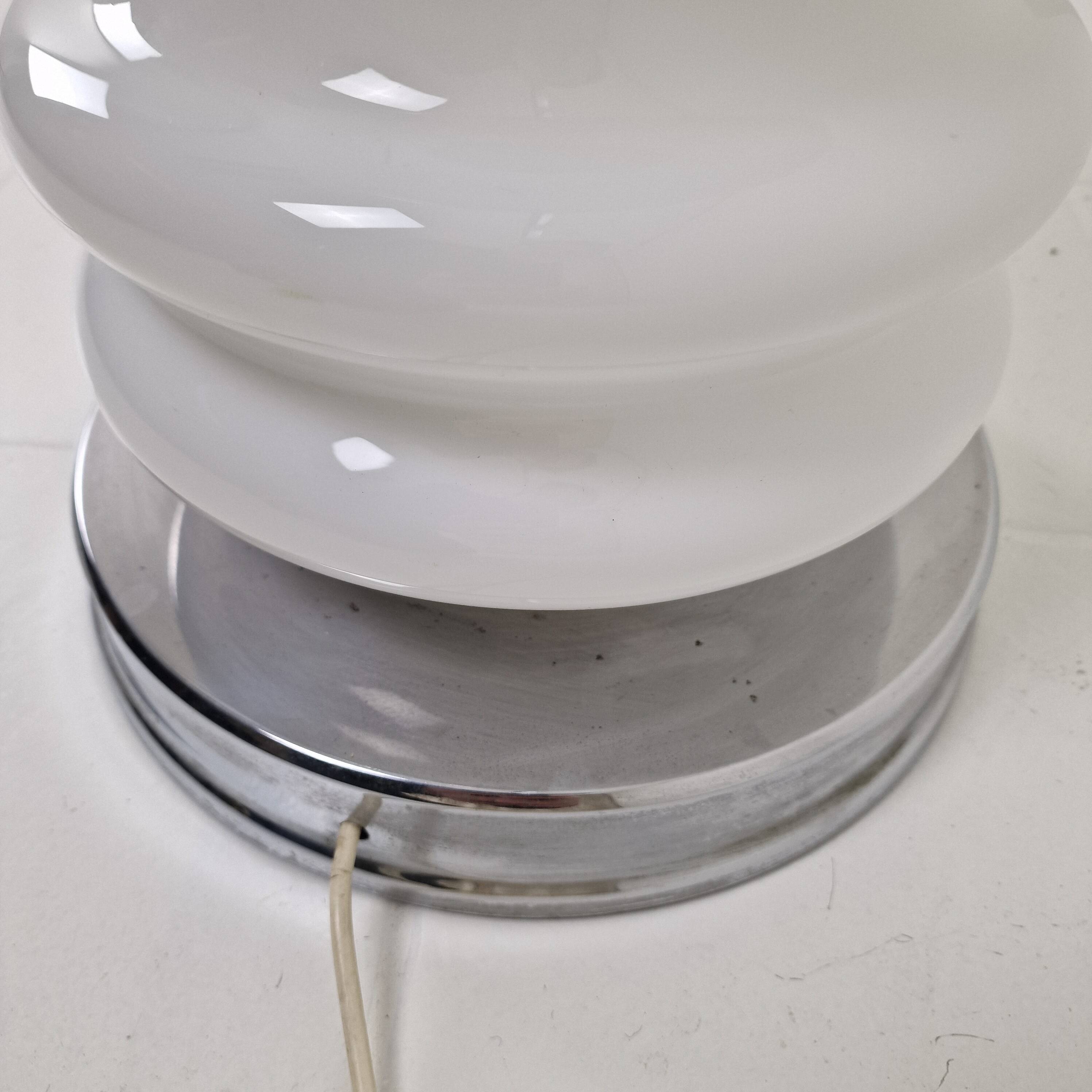 Italian Murano Floor Lamp  in 3 Colors Light, 1970s