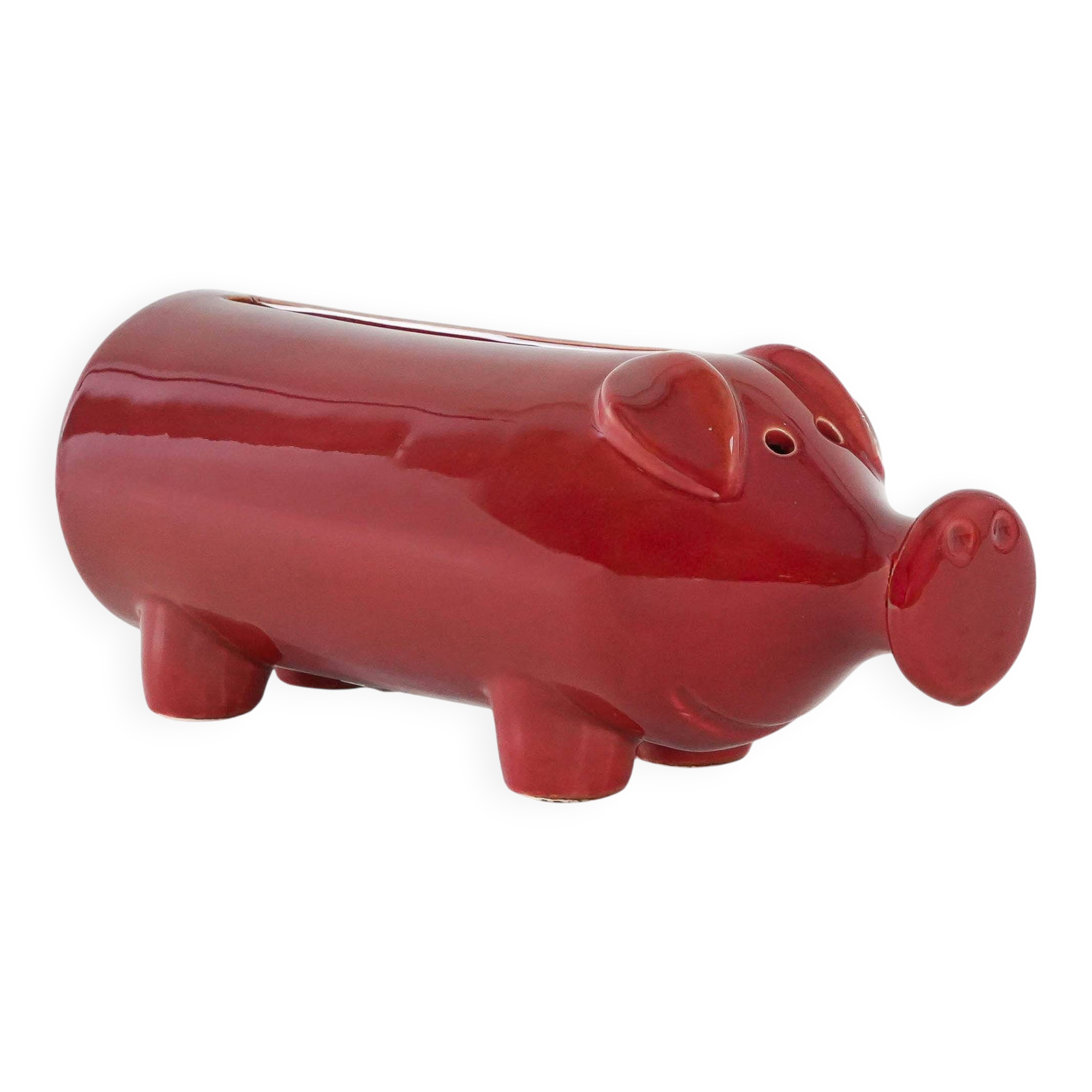 Tirelire en porcelaine, design danois, années 1960, fabriquée au Danemark
