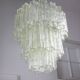 Large Mid-century Italian Glass Cascade Chandelier