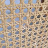 Vintage wicker claustra screen - 1950s