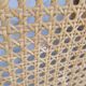 Vintage wicker claustra screen - 1950s