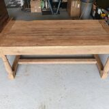 19th oak farm table
