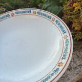 Saint-Amand fruit bowl on foot, new ceramic factories of the North, Molière model