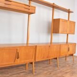 Mid-Century Teak Wall Unit by Kjell Riise for Rival Brodrene Jatogs, 1960s,
