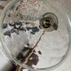 Appliques murales vintage laiton et verre