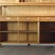 Vintage 1970 Danish Brutalist Light Oak Dining Cabinet, Henning Kjærnulf style