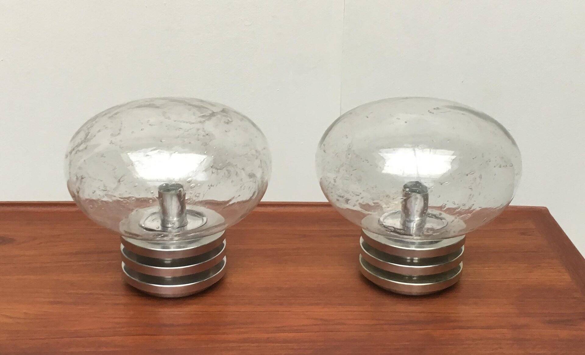 Mid-Century German Bulb Table Lamp from Doria Leuchten, 1970s