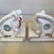 Pair of polar bear bookends