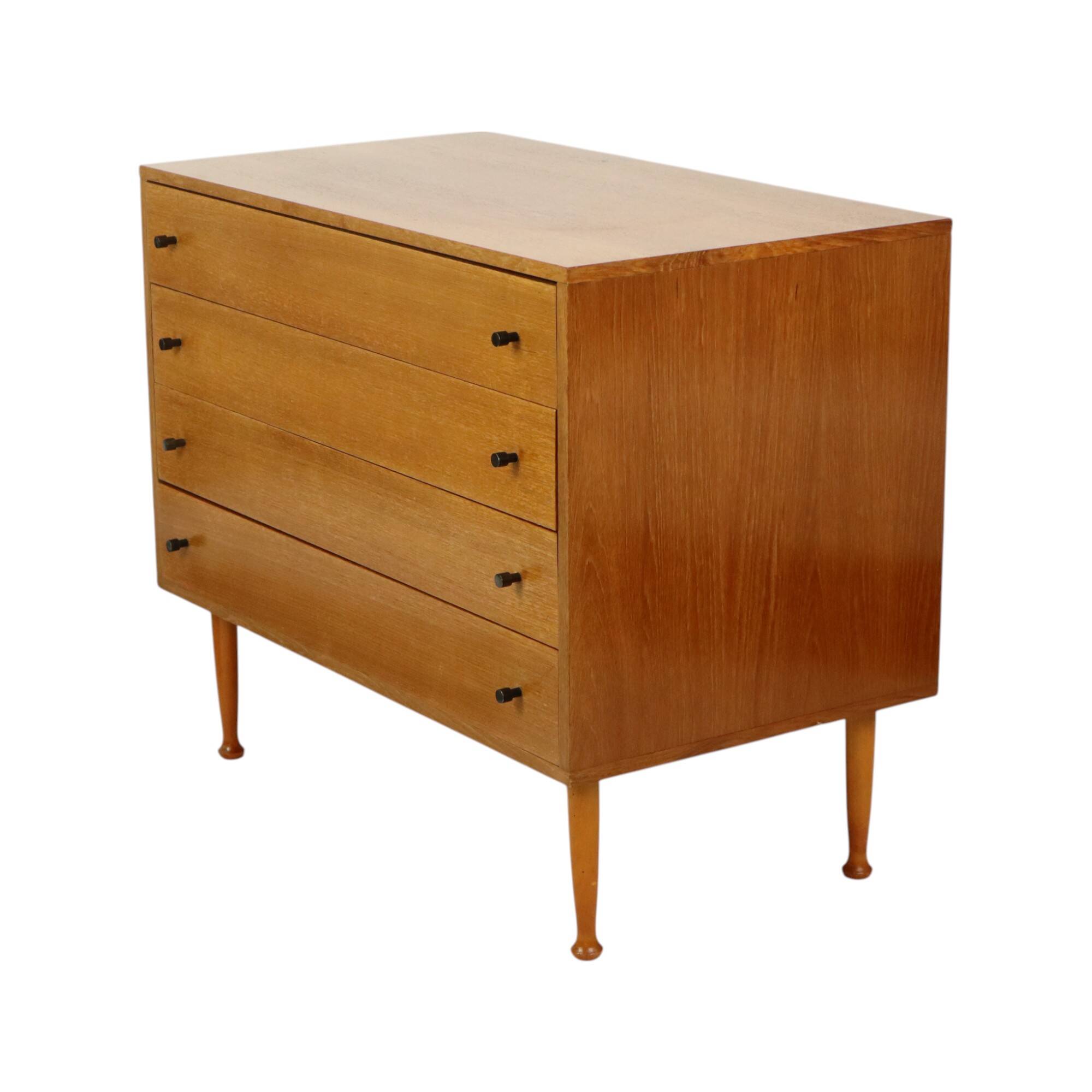 Scandinavian style 4-drawer chest of drawers, 1960s