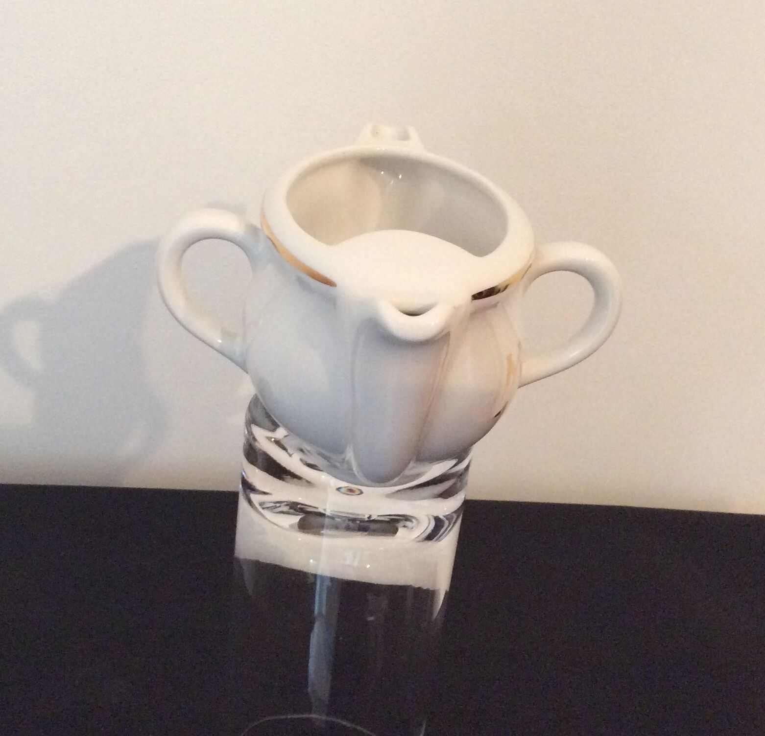 Sausage with Fat/Lean Porcelain Separator REVOL - Vintage