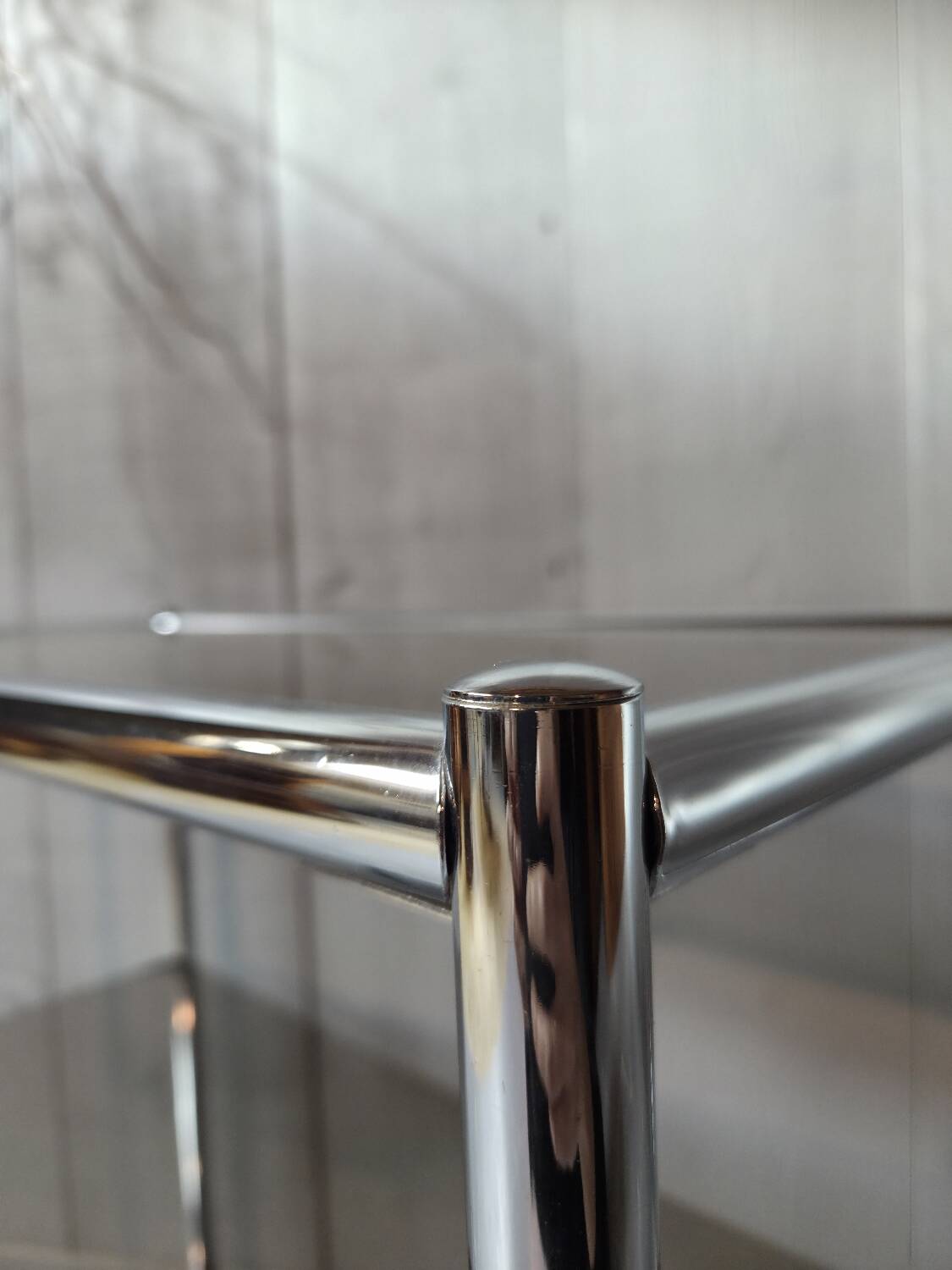 Chrome shelf